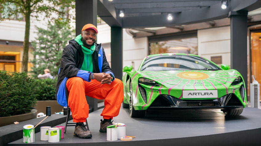 McLaren featured at Live Art Car Experience