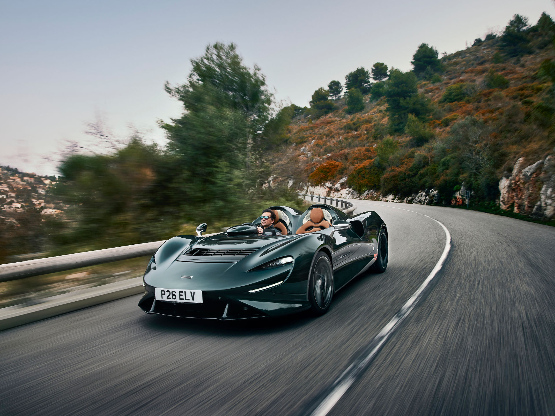 Black McLaren Elva - Lightest Roadcar