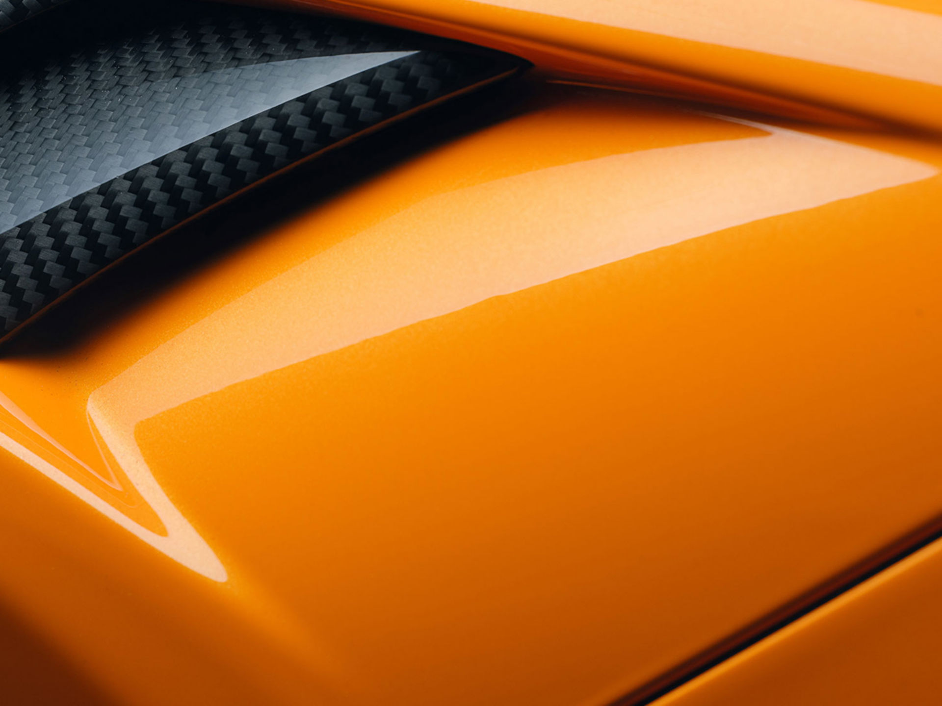 Close up view of the carbon fibre vent on the Artura Spider.