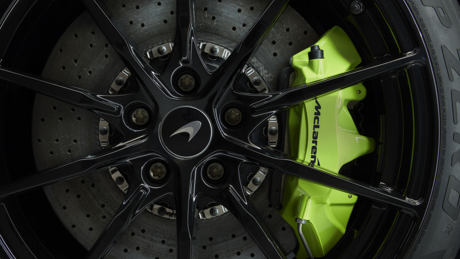 600LT Spider Green Brake Caliper