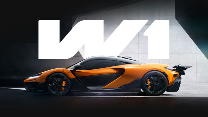 The new McLaren '1' car: McLaren W1