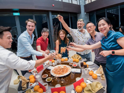 The McLaren Family ushered in the new lunar year at Tanah Merah Country Club