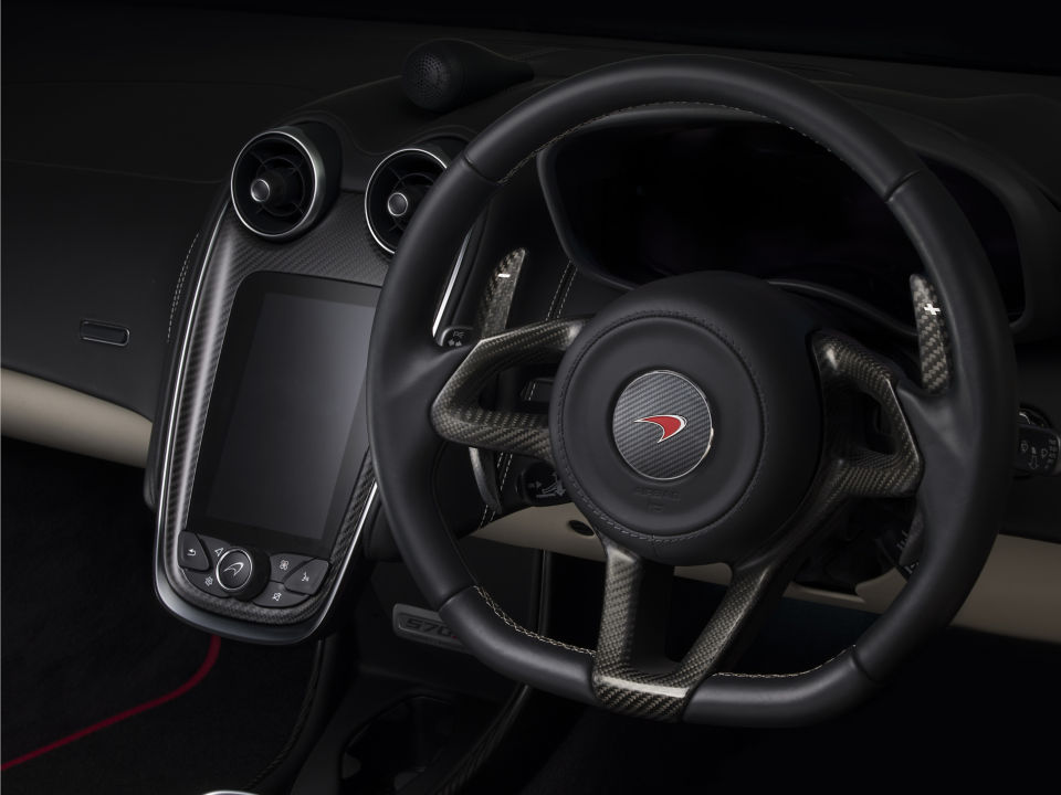 Steering Wheel with Carbon Fibre Spokes
