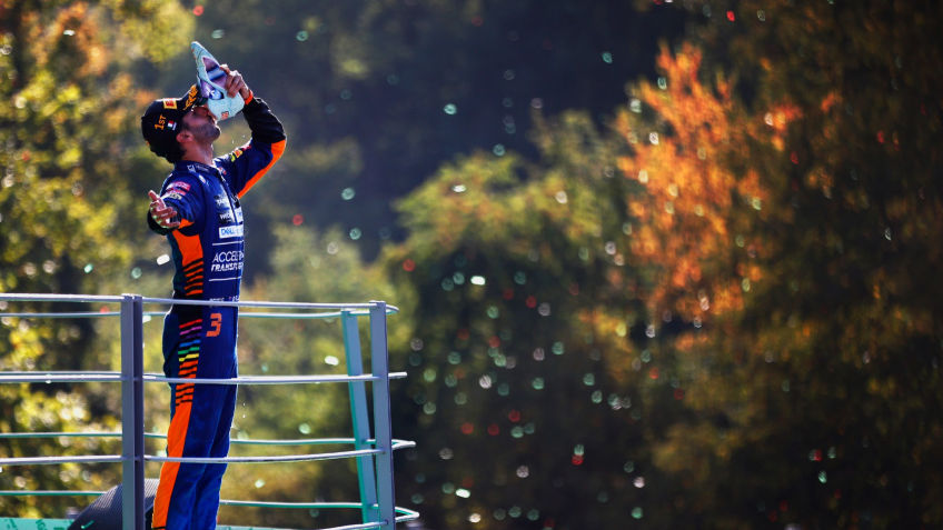 McLaren victory at the Italian Grand Prix 2021