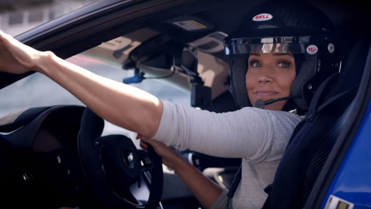 Olympian Lolo Jones drives the awesome McLaren 600LT in Indianapolis