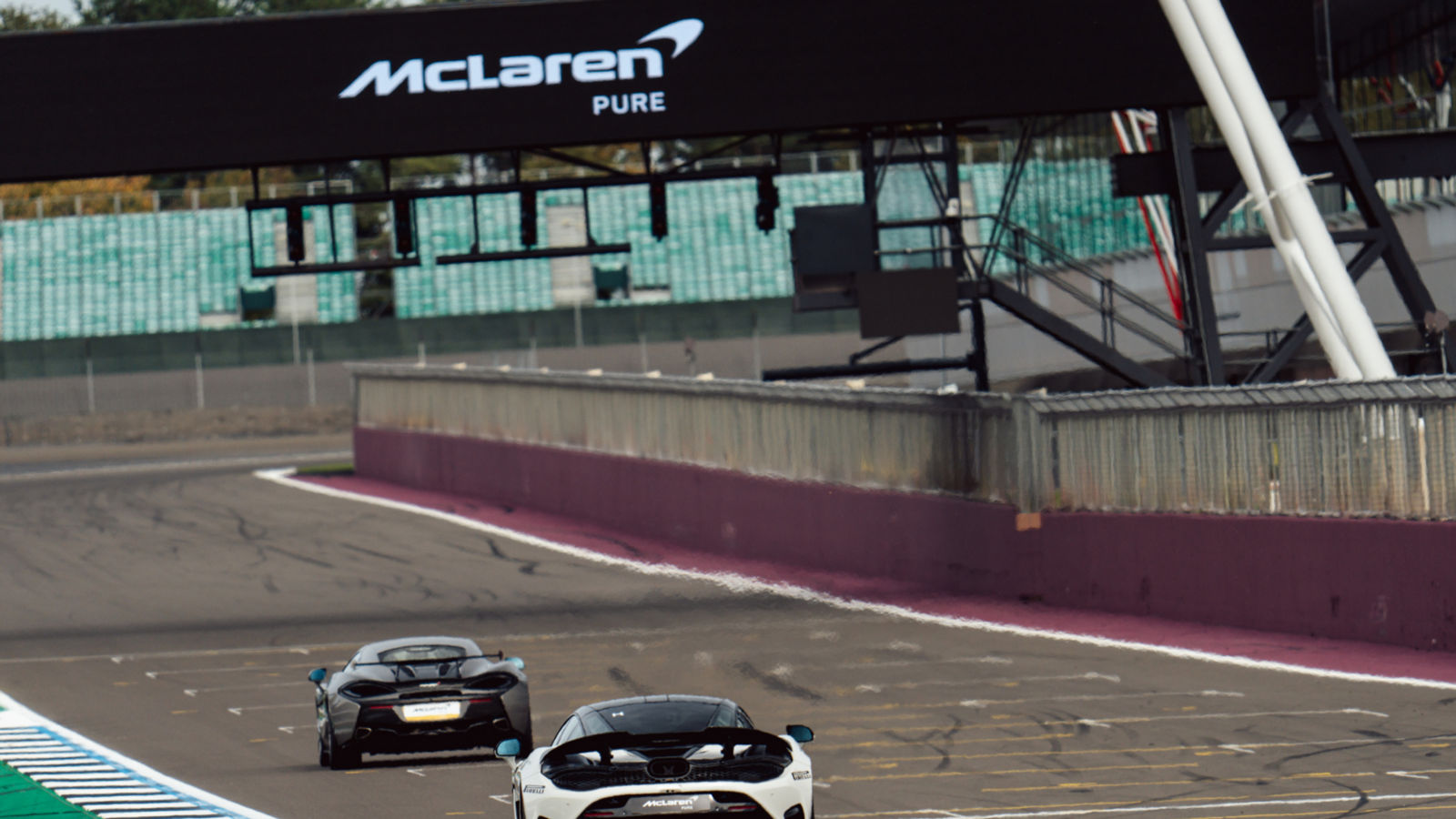 The McLaren team working in office space.