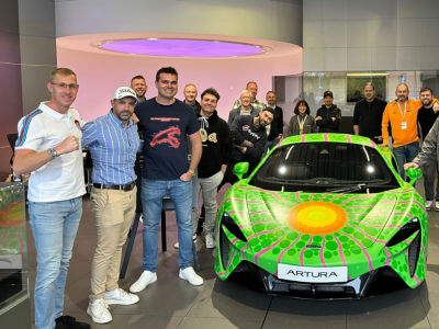 McLaren Glasgow Welcome the Artwork Artura